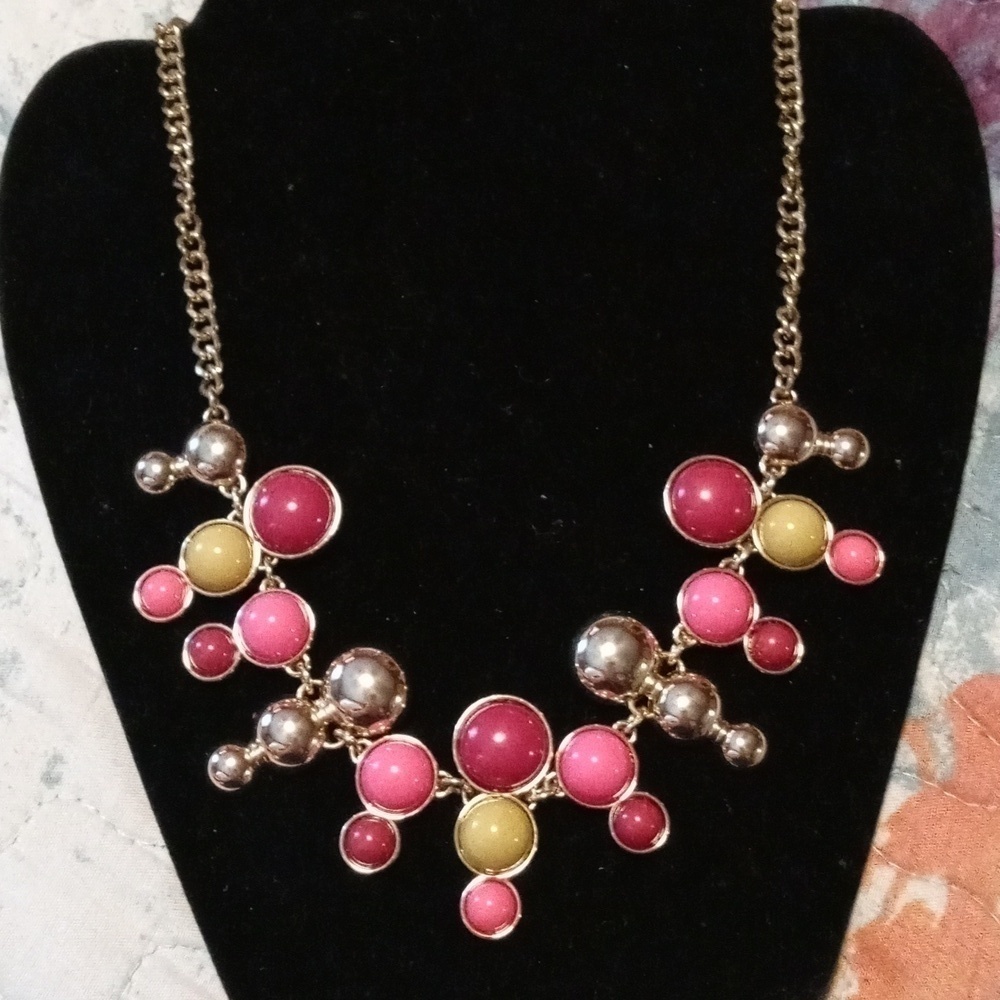 Charming Charlie 20-in statement necklace signed with letter c.
